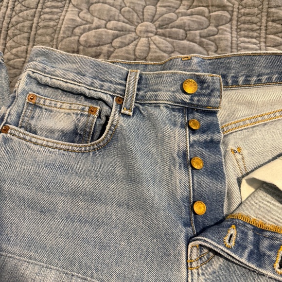 B Sides Patchwork Straight Leg Ankle Jean. Size 27 - Picture 9 of 17